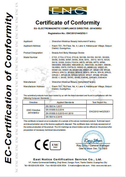Κίνα Weifang Eva Electronic Technology Co. , Ltd. Πιστοποιήσεις